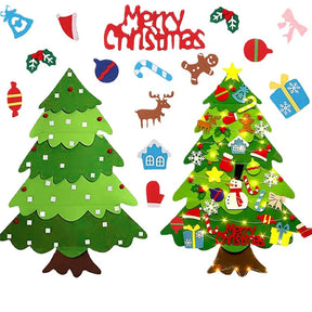 Árvore de Natal de Feltro para Crianças - Natal 2023